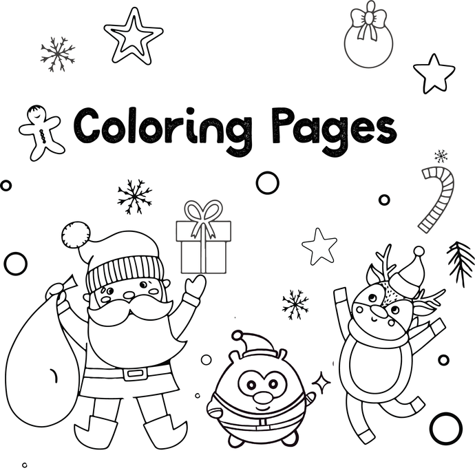 Merry Christmas 2021 Coloring Sheet