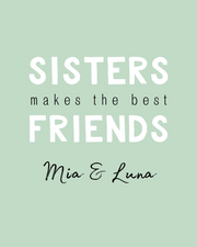 Personalised Sister Print- Digital Wall Art Download for Kids