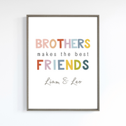 Custom Brotherhood Poster -  Digital Wall Art Download for Kids