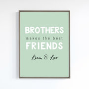 Custom Brotherhood Poster -  Digital Wall Art Download for Kids