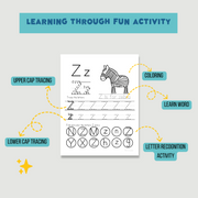 Alphabet Activity Sheets - 26 Pages of Printable Educational Fun for Kids