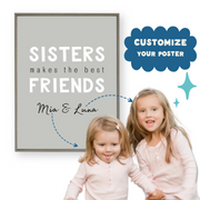 Personalised Sister Print- Digital Wall Art Download for Kids