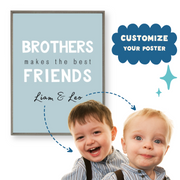 Custom Brotherhood Poster -  Digital Wall Art Download for Kids