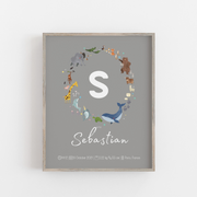 Custom Name Poster - Digital Wall Art Download for Kids