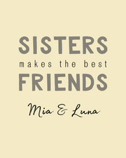 Personalised Sister Print- Digital Wall Art Download for Kids