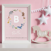 Custom Name Poster - Digital Wall Art Download for Kids