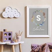 Custom Name Poster - Digital Wall Art Download for Kids