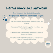 Custom Affirmation Poster - Digital Wall Art Download for Kids