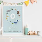 Custom Name Poster - Digital Wall Art Download for Kids